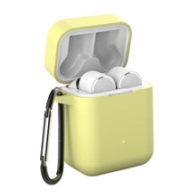 Силиконовый чехол для Xiaomi Mi AirDots, настоящие беспроводные Bluetooth наушники, противоударные сумки, чехол для Xiaomi Mi, воздушная зарядка