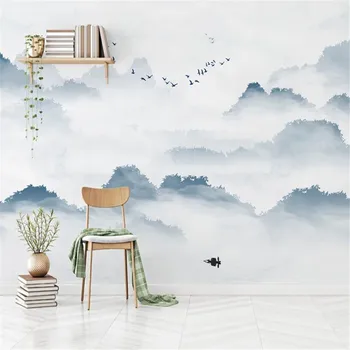 

milofi custom large wallpaper mural 3D abstract artistic conception landscape marble pattern background wall