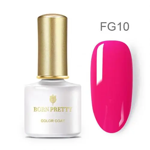 FG10 BORN PRETTY Candy лак для ногтей Светящаяся Краска Лак для ногтей флуоресцентный фототерапия лак для ногтей гель для маникюра Декор - Цвет: FG10