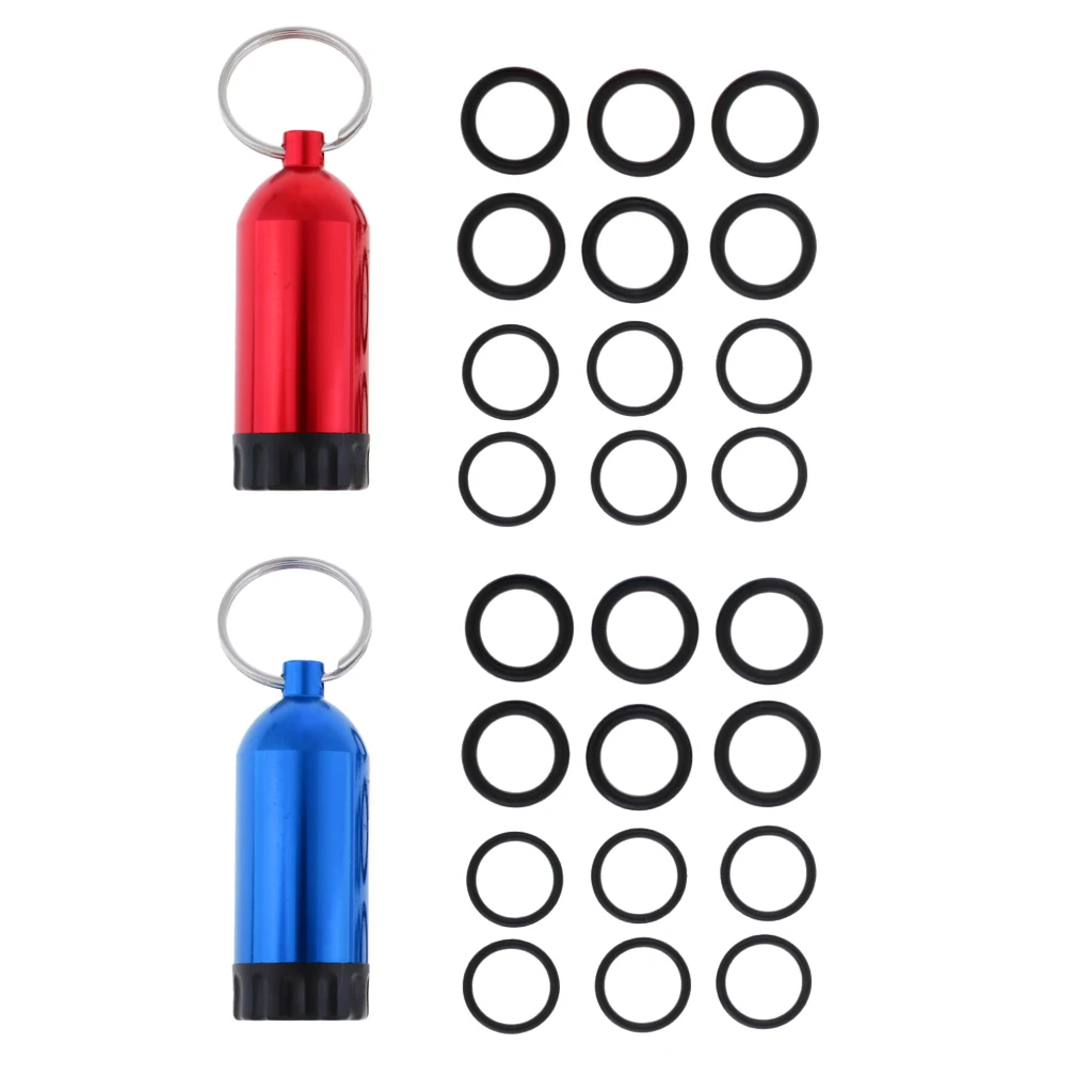 2 X Diving Tank 12 O-Rings Kit Keychain With Pick Innovative Scuba Concepts