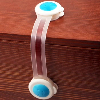 

4pcs/set Baby Safety Locks fit for Security Furniture Latch for Drawer Cabinet Fridge Toile Tool for Children Baby 0-12 Months
