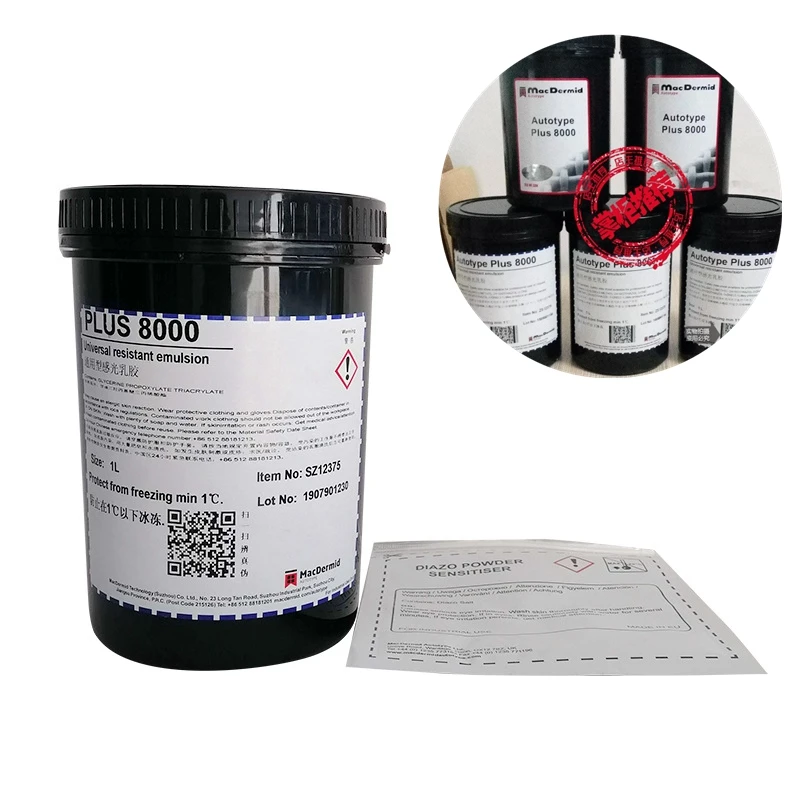 Screen Printing Emulsion Mesh Frame Photopolymer Textiles Cardboard