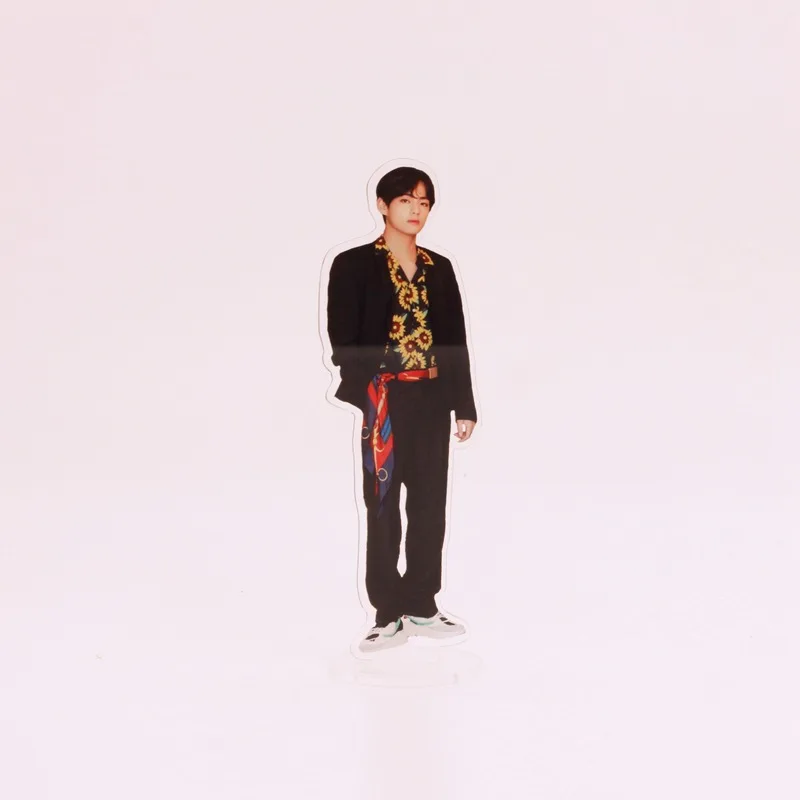 [18 см] Kpop Настольный стоп Bangtan Boys сопутствующий Humanoid Лицензионная карта настольный стоп [двусторонний]