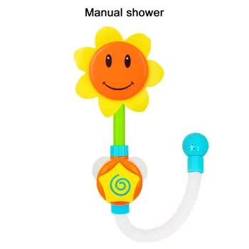 

Baby Bath Play Toys Sunflower Shower Spray Kid Toys for Kids Water Spraying Fountain Bathtub Game Early Learning plaything