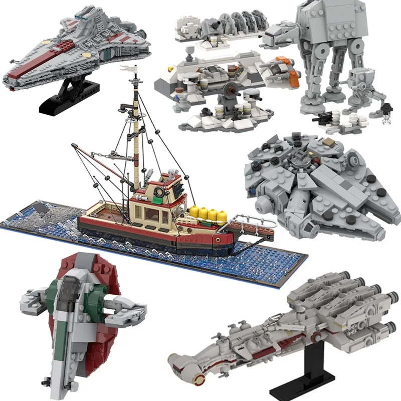 

Space Bricks Wars Building Block Set Compatible Boys Birthday Gift Model Collection Education Toys For Children Christmas Gifts