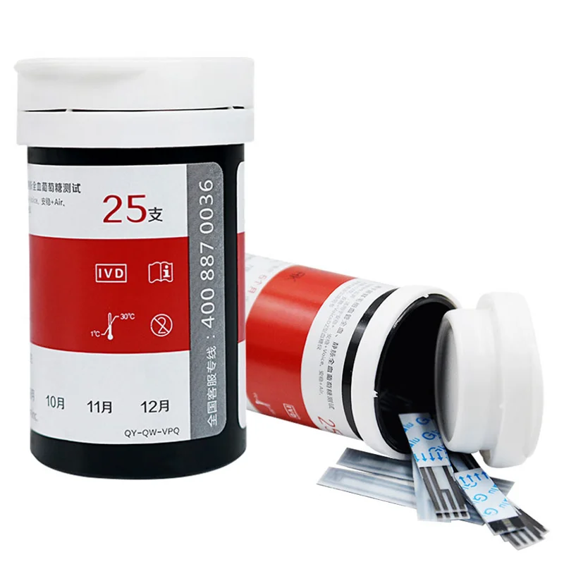 Sinocare Veilig AQ Smart mg/dL mmol/L Bloedglucosemeter комплект глюкометра и тест-полоски Lancetten pijnloos Bloed Suiker Tes