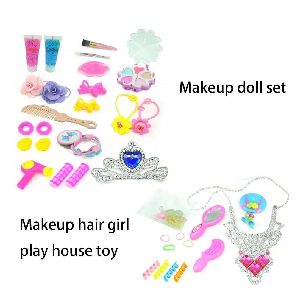 Детский туалетный Макияж кукла девушки скребницы ролевые игры игрушки с Роскошная упаковочная коробка дети макияж speelgoed