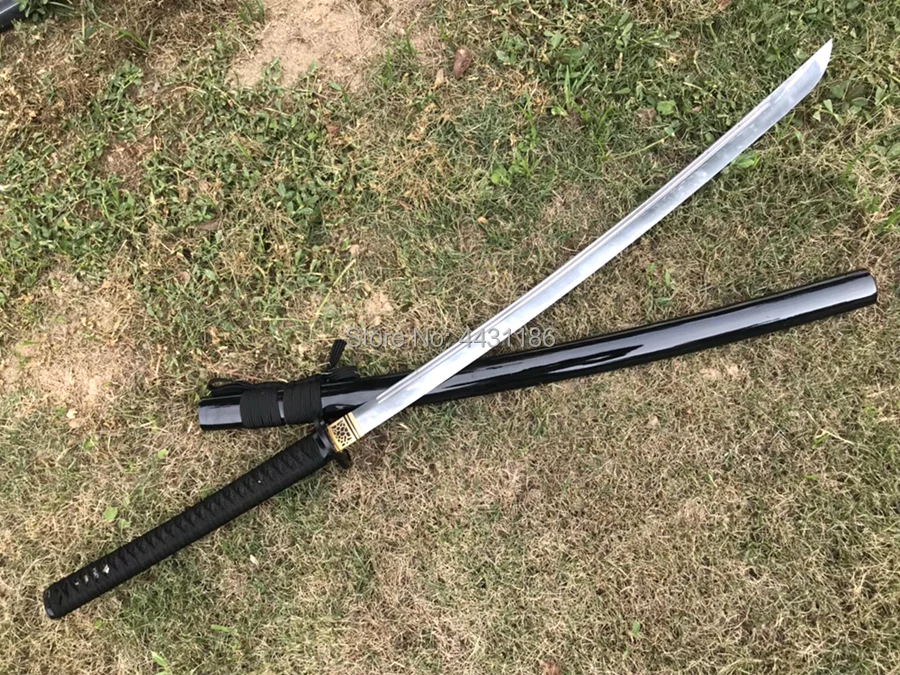Long Handle Japanese Samurai Battle Knife Saber 1095 High Carbon Steel Sharp For Cutting Handmade Full Tang Dao Sword Katana