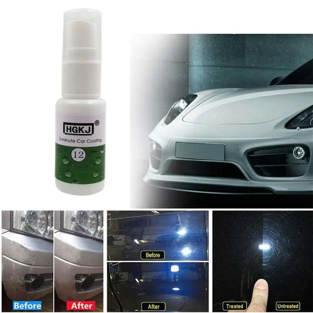

HGKJ 20ML Car Coating Color Protecter Car Maintenance Accessories Waterproof Rainproof Nano Hydrophobic Coating