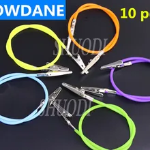 10 шт. Стоматологическая лаборатория аксессуар нагрудник зажимы цепи держатель для салфеток Автоклавный резиновый материал для ухода за полостью рта