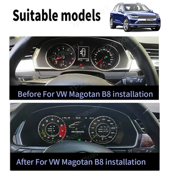 شراءأندرويد 9.0 متر شاشة ل VW CC/Magotan سيارة لوحة أداة عرض و سيارة مشغل وسائط متعددة سيارة نظام صوت للتنقل باستخدام جهاز تحديد المواقع