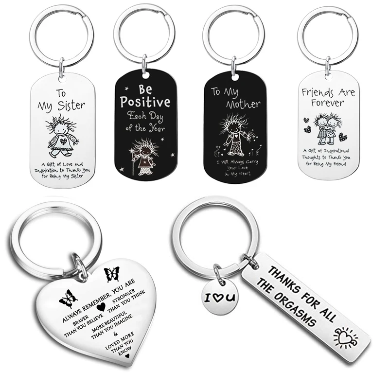 NEW Personalized Gifts For Him Husband Boyfriend Men Anniversary Keyring Gift K4