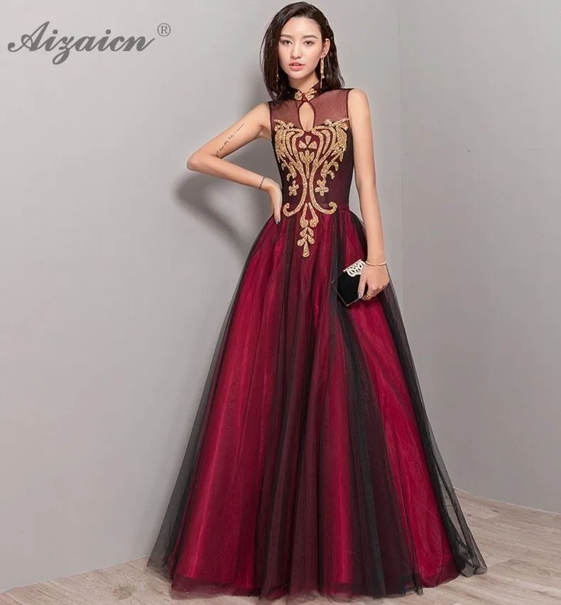 Роскошное китайское вечернее платье длинное Cheongsam зеленое свадебное Qipao Восточный Стиль Вечерние платья Восточно-китайское платье Qi Pao