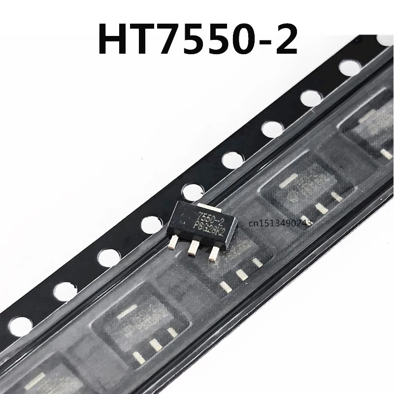 Original 20pcs/ HT7550 2 SOT89 100MA 5.0V|Transistores| - AliExpress