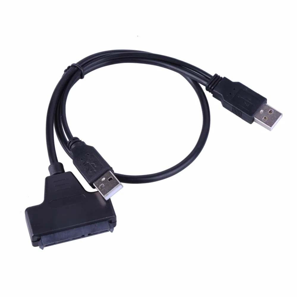 USB 2,0 для Sata кабели адаптера 53 см внешняя мощность для 2,5 дюймов SSD жесткий диск конвертер кабель для ПК настольного ноутбука