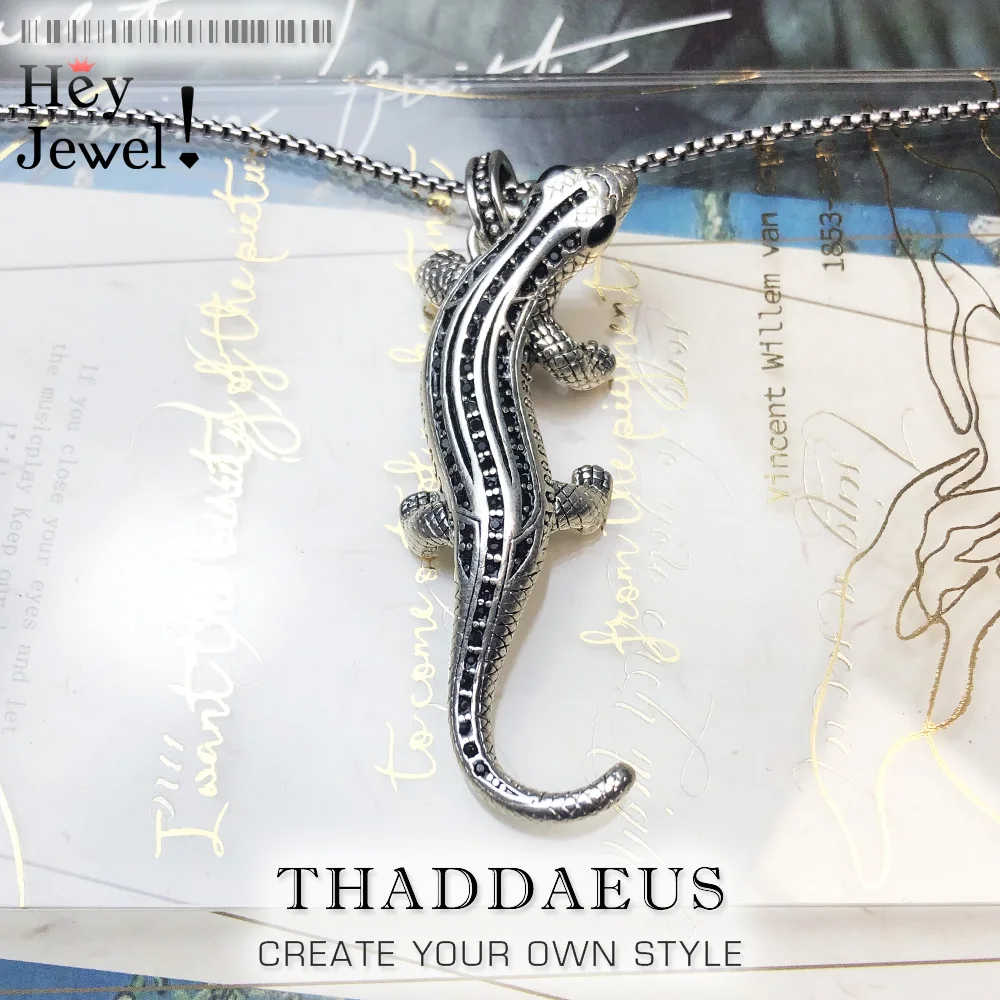 Ожерелье с подвеской саламандра 2017 Фирменная цепочка из звеньев модные ювелирные изделия в европейском
