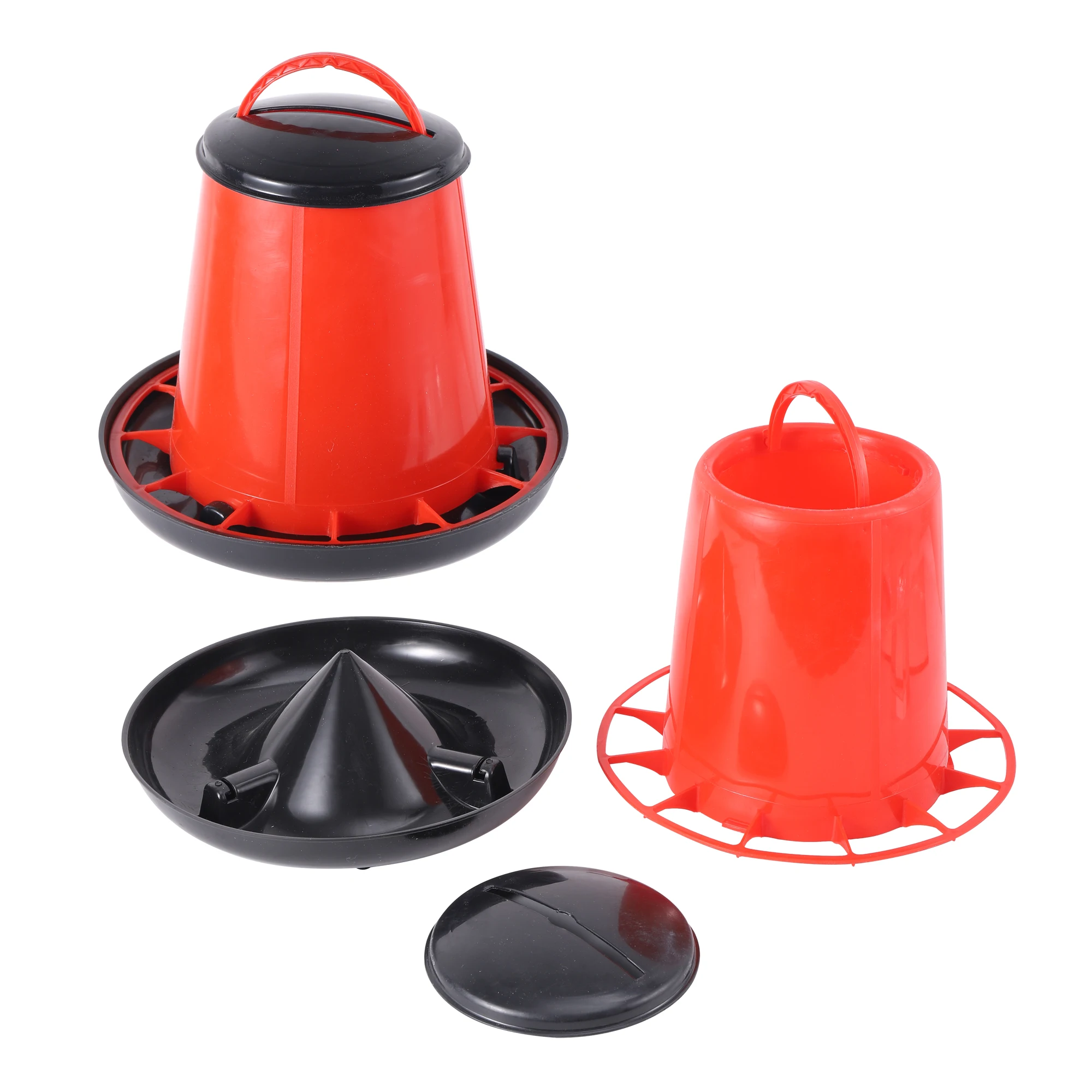 1.5kg/3kg/6kg Chicken Automatic Feeder Quail Pigeon Feeder Chicken Feeding Bucket Poultry Animal Feeding Tools poultry feeder 1Pc