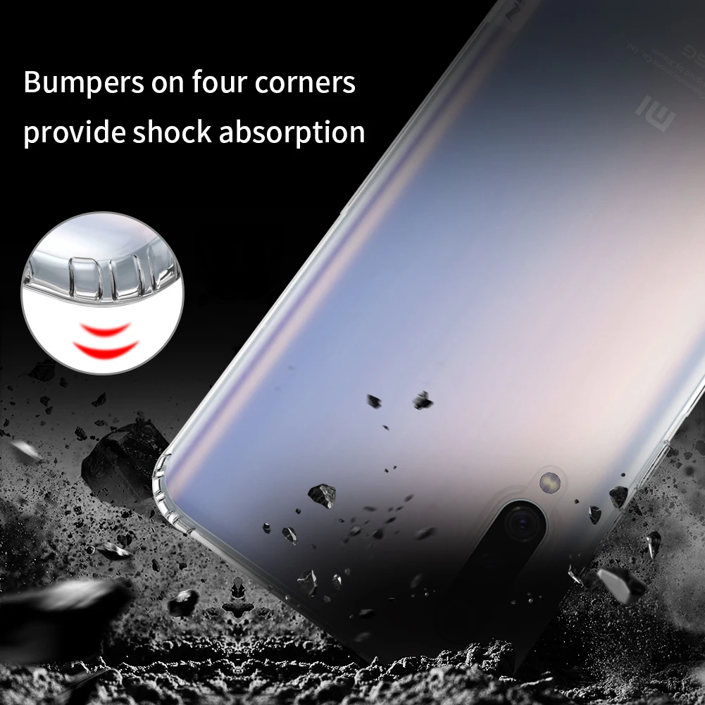 Nillkin натуральный прозрачный мягкий кремний TPU чехол для Xiaomi Mi 9 Pro 5G чехол для телефона Capa с розничной посылка