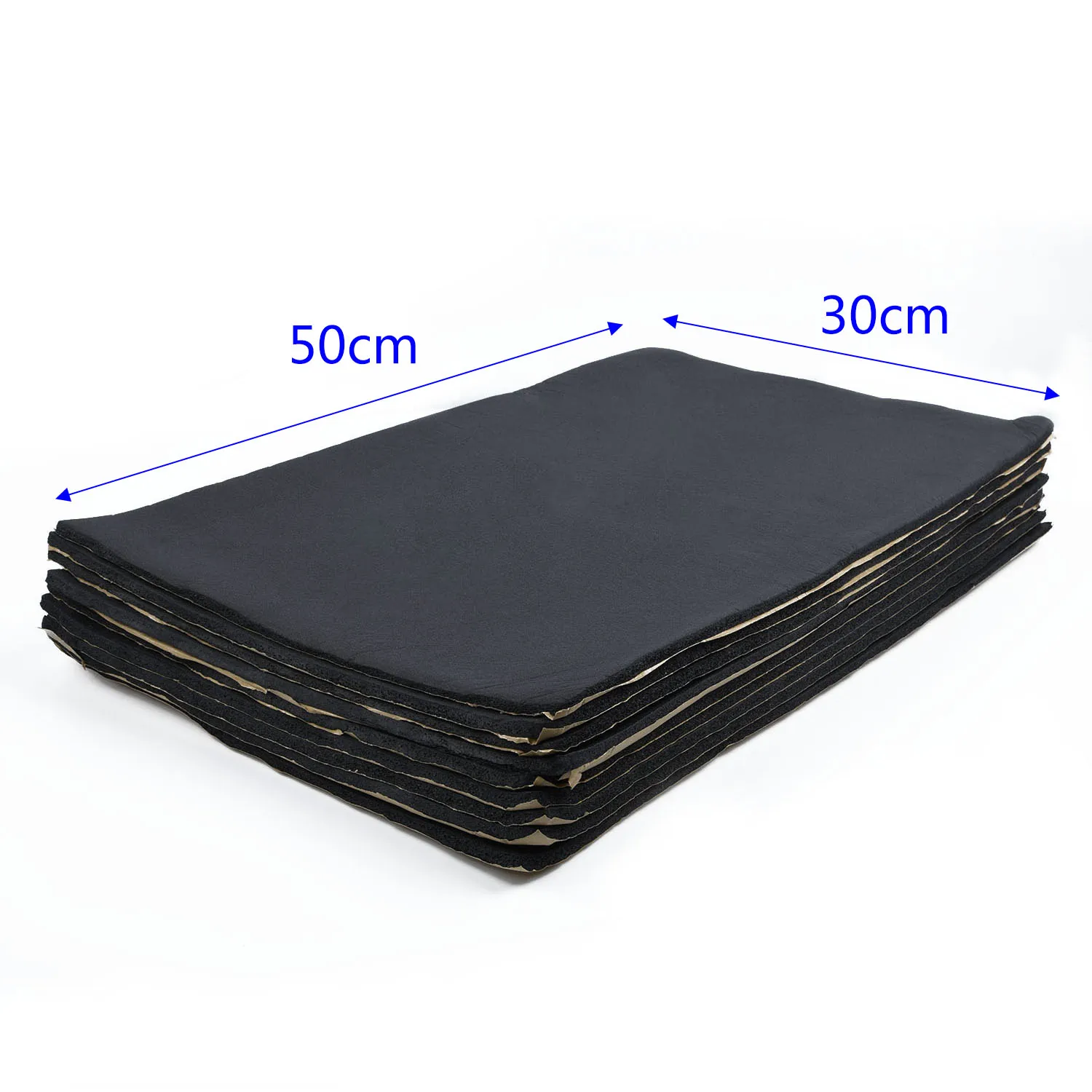

30cmx50cm Car Dissipating Heat Thermal Insulation Foams Pads 9pcs Set 6mm Car Auto Van Sound Proofing Deadening Insulation Foam