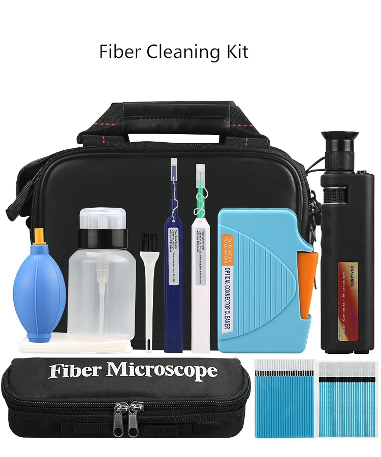 [100 New] 12pcs Fiber Optic Cleaning Kit Set Fiber Optic Cleaning Pen