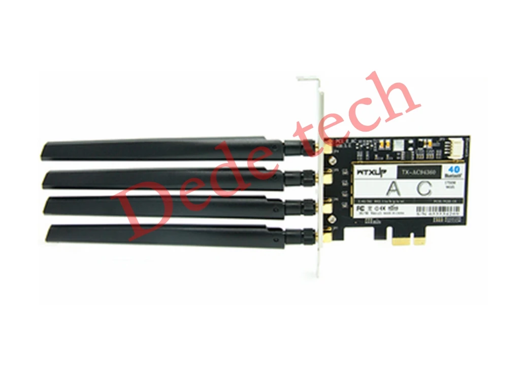 Broadcom BCM94360 1300 Мбит/с двухдиапазонный 802.11AC Настольный PCI-E беспроводная карта ПК wifi адаптер Bluetooth 4,1