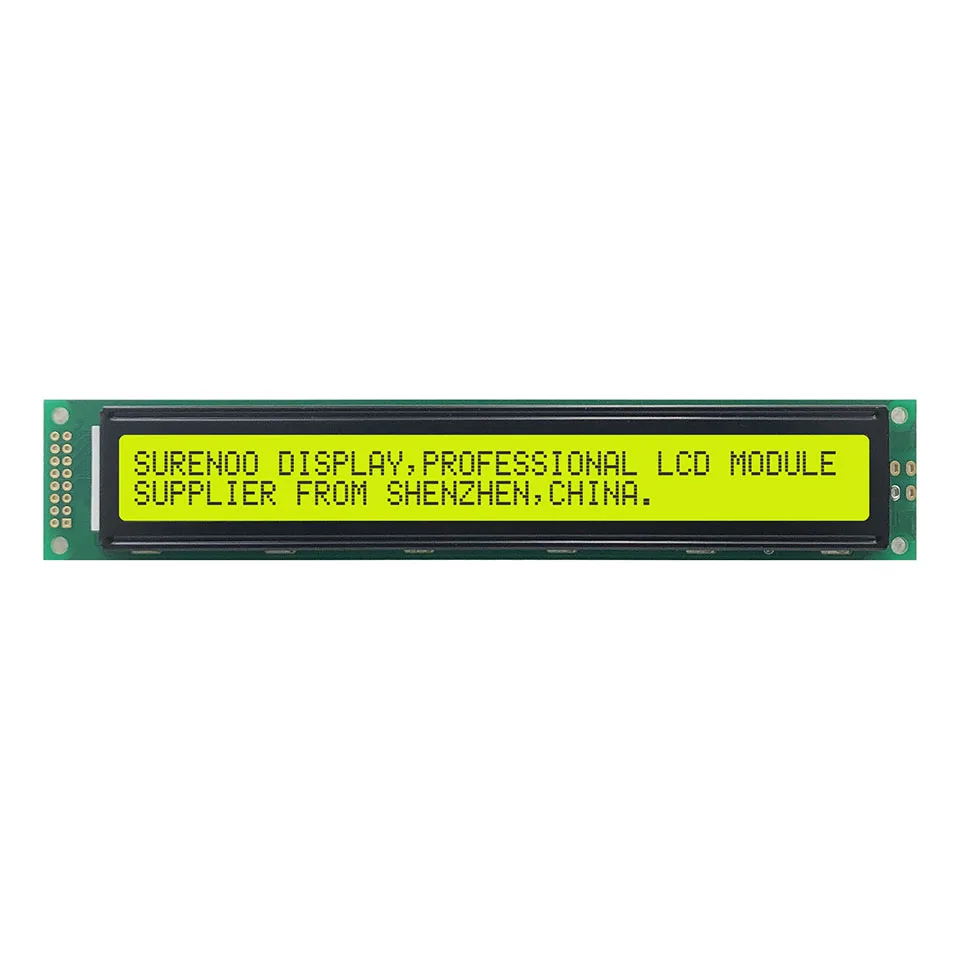 ЖК-дисплей 2USB USB 402 40X2 4002 персонаж ЖК-дисплей модуль Экран дисплея Панель справочная информация: подходит ЖК-дисплей Smartie& AIDA64 для DIY(сделай сам - Цвет: Yellow Color