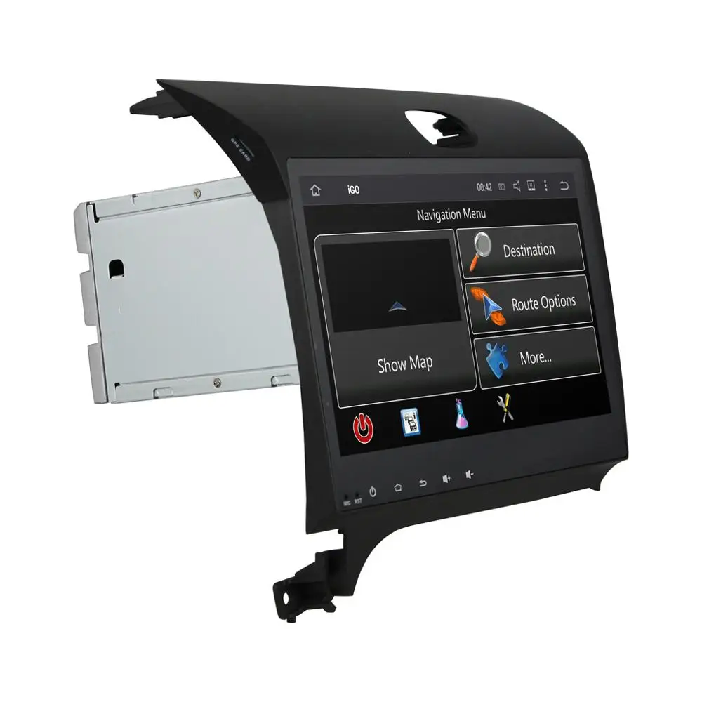 10,1 дюймов 4+ 32G Android 9,0 автомобильный мультимедийный плеер для KIA K3 2012- с gps Wifi без DVD