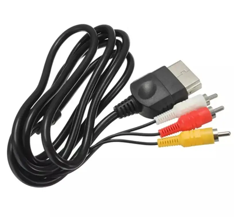 Замена 6FT аудио видео композитный кабель AV 3 RCA провод шнур для Xbox классический