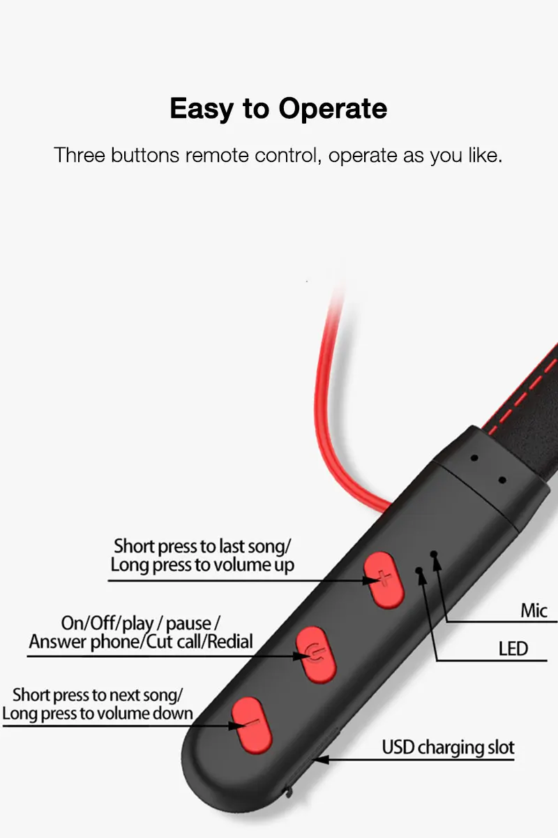 EARDECO кожаные bluetooth-наушники на шею 5,0 наушники стерео беспроводные наушники водонепроницаемые спортивные наушники микрофон