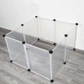 

HOT SALE DIY Pet Playpen Exercise Area Cage Puppy Cat Rat Rabbit Play Pen Plastic Indoor Multi-Functional Playpen