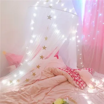 

Wind 2 M Suspended Ceiling Mesh Mosquito Net Double Bed Installation-Free Mosquito Dome Mosquito Nets Suspended Ceiling Mattress