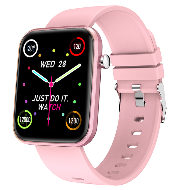 Watch Women smartwatch Man 1.69 inch full touch color display Sport Fitness Tracker Waterproof Watch Smart For Android ios