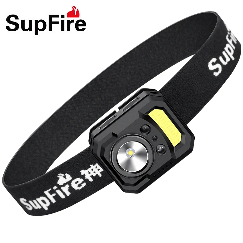 

Headlamp HL19 1000lm EDC LED Headlight+COB Work Light Powerful Flashlight Head Lamp Type-C Rechargeable Head Light Lanterna