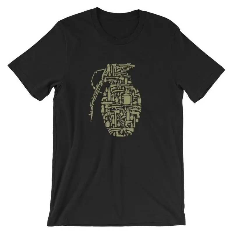 Grenade T Shirt. 100 Cotton Premium Tee NEWTShirts AliExpress