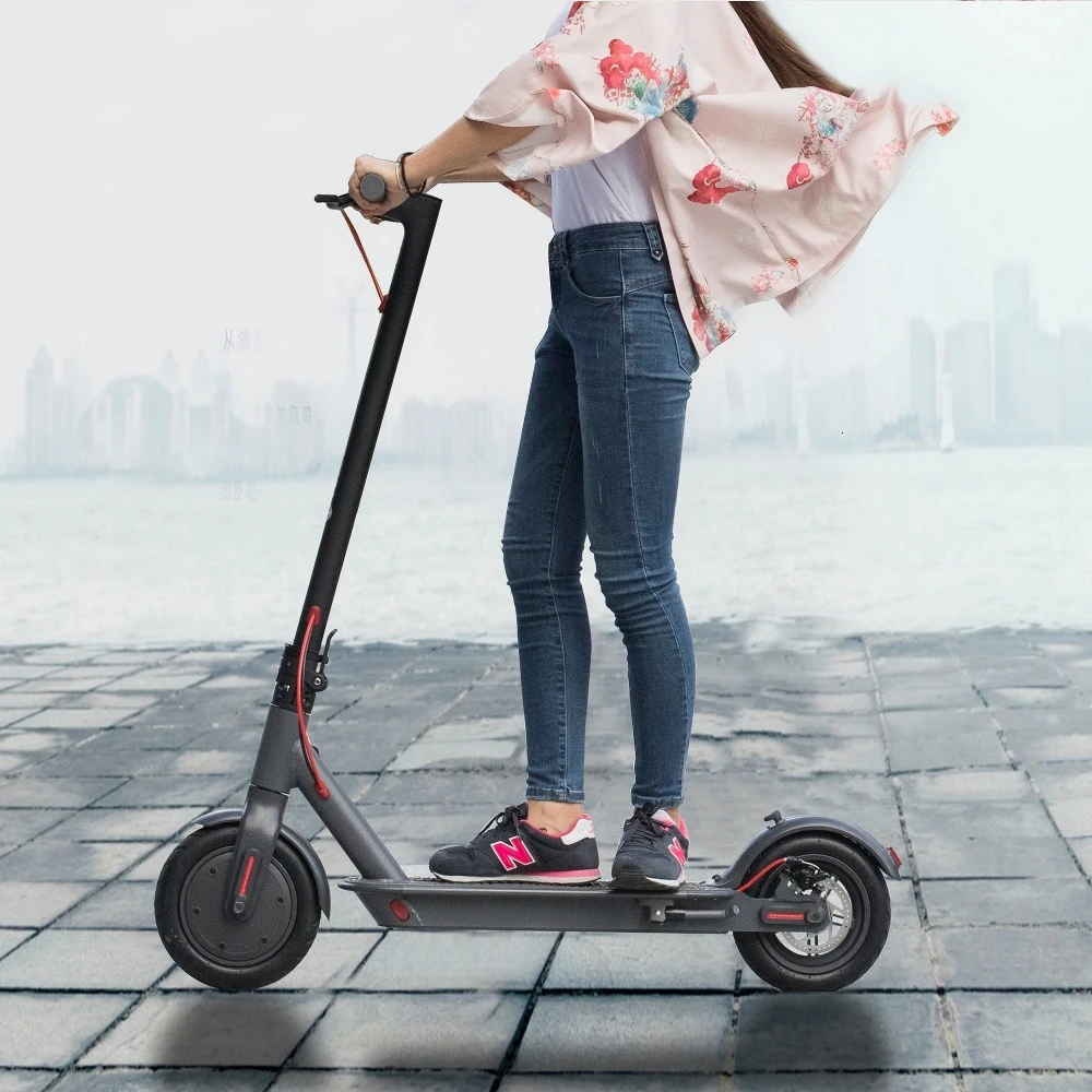  Superteff Ew6 Electric Scooter 8.5 Inch Lock Function Kugoo App Dark Grey Scooter E-scooter Lcd Dis