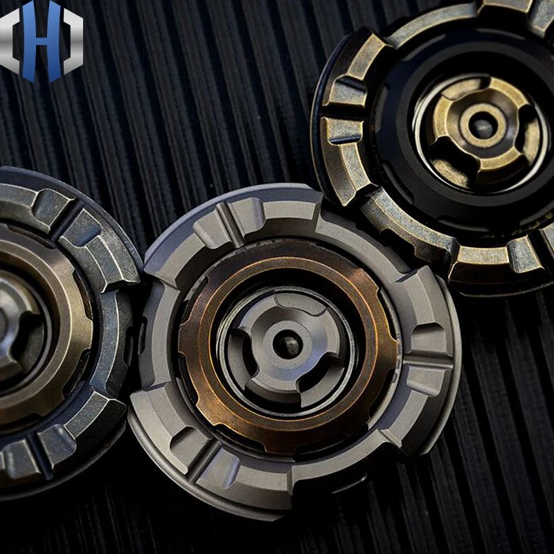 

Mackie Volcano Fingertip Gyro Hollow Out Lock Titanium Alloy Creative Decompression Toy EDC