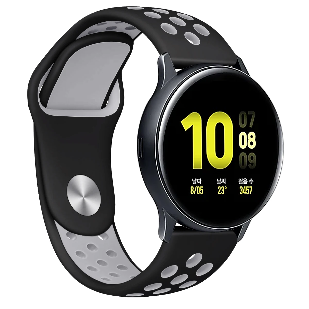20 мм спортивный силиконовый ремешок для samsung Galaxy Watch 2 Активный 44 мм 40 мм Браслет Силиконовый ремешок для часов - Цвет: 5