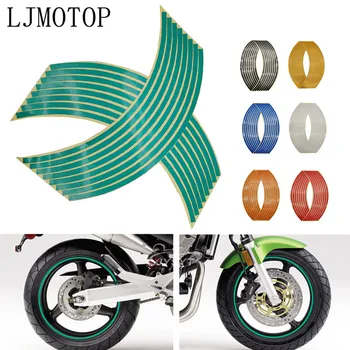 

Motorcycle Wheel Sticker Motocross Reflective Decals Rim Tape Strip For Yamaha XT1200Z SUPER TENERE MXT850 Niken GT FZ1 FAZER