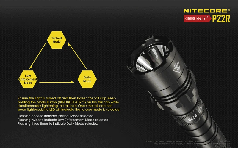 NITECORE P22R 1800 Lumens Tactical Flashlight (19)
