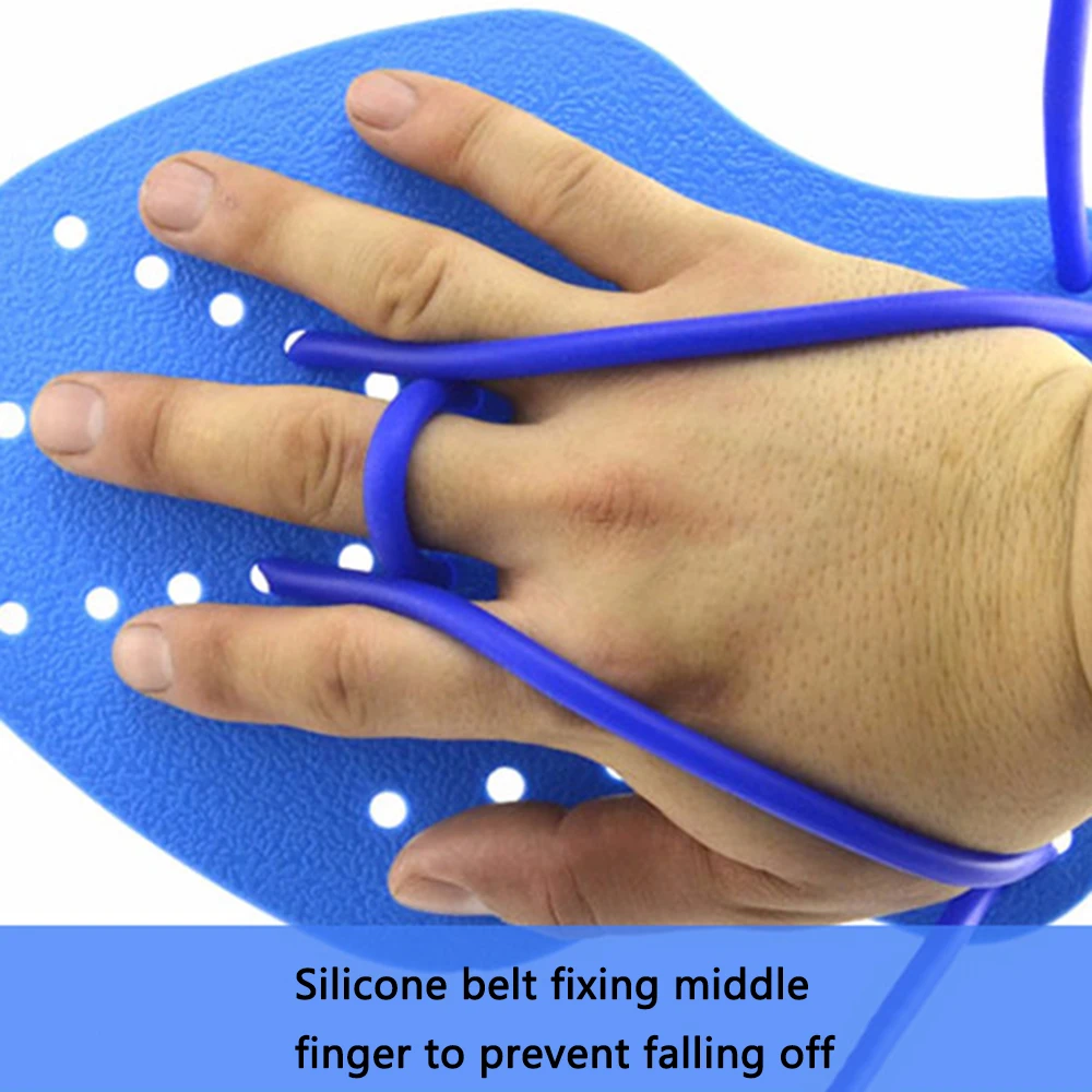 HOT 1 Pair Adjustable PVC Hand Swimming Paddles Webbed Gloves Hand End Training Diving Paddle Gloves Water Paddles Equipment