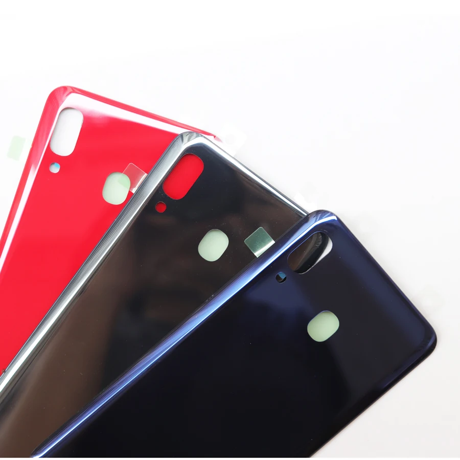 Для samsung Galaxy A20 A205 A205F SM-A205F корпус батарейного отсека заднее стекло чехол Корпус Корпуса A20 Замена