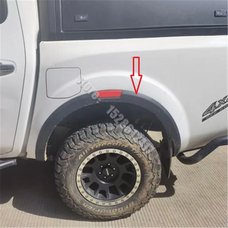 

for Nissan NAVARA NP300 2016-2021 Matte Black Wheel Eyebrow Round Arc Fender Mud Flaps Mudguards Splash Guards Car styling