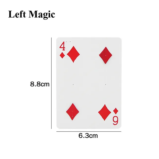 Fantastic 4 to 6 Moving Point magic tricks Close Up Card Magic  Professional Magician Trick  Magic Tool Magic Prop 5