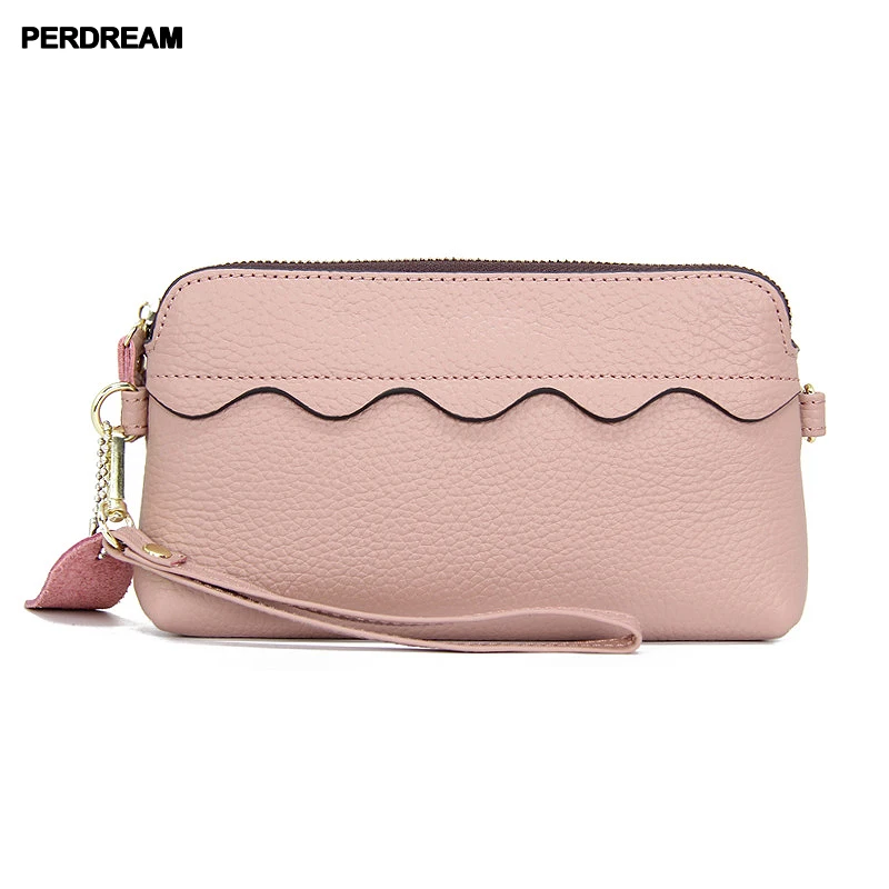

The first layer of leather 2019 new wallet female long wallet leather multi-function zipper clutch bag mobile phone bag wallet