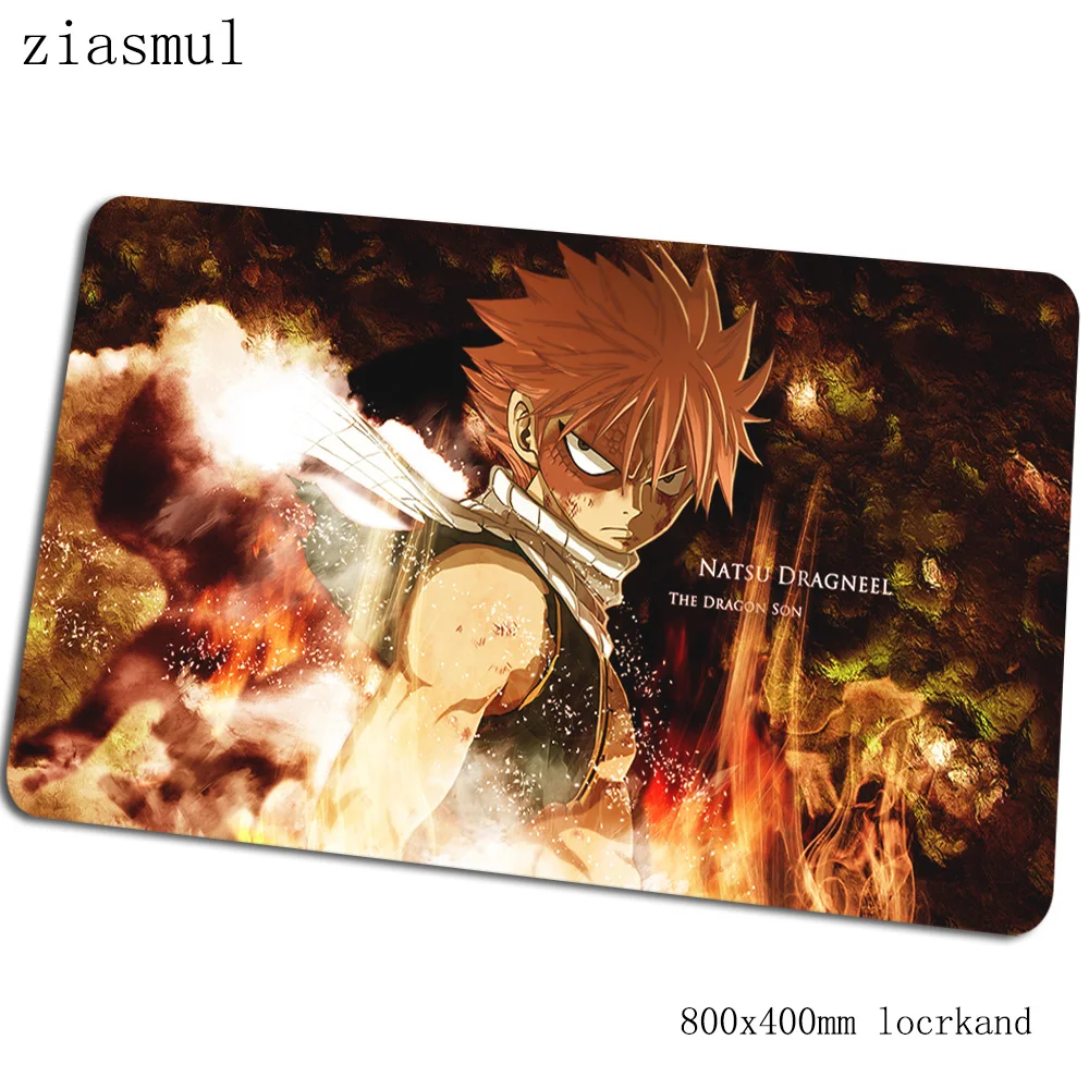 Fairy tail коврик для мыши 80x40 см игровой коврик для мыши с изображением аниме Киберспорт офисный ноутбук с алюминиевым корпусом стол коврик Новое поступление padmouse игры pc gamer коврики - Цвет: Size 800x400x2mm