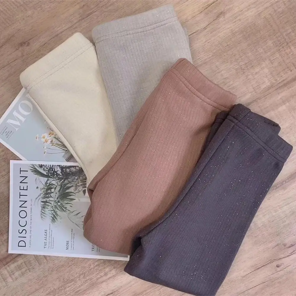 

2019 New Winter Warm Girls Leggings Kids Trousers Children Girls Pants shining Girls Clothing Outwear 3 4 6 8 10Y
