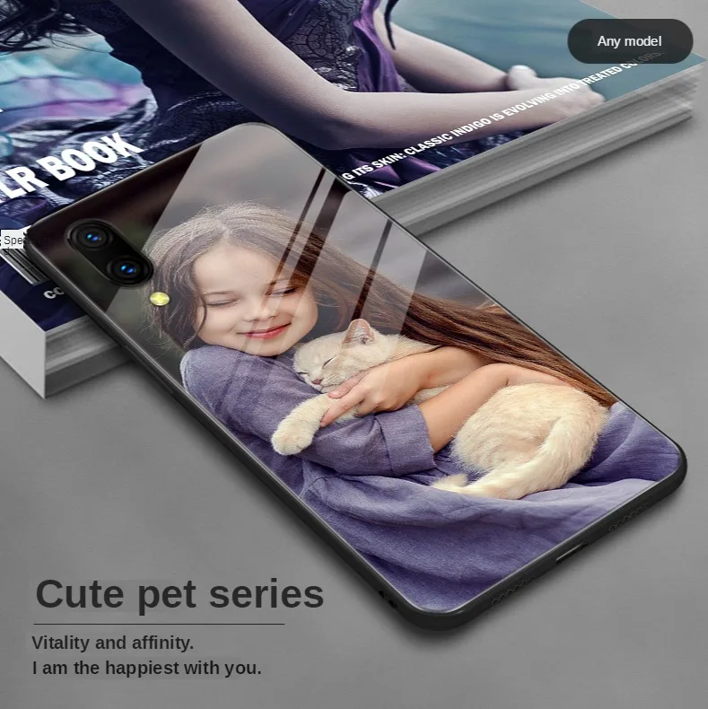 cool iphone 12 pro max cases Custom Personalized Glass Phone Case for IPhone 13 14 12 7 8 Plus X 11 Pro XS MAX XR Cover Customized Design Picture Name Photo iphone 12 pro max silicone case