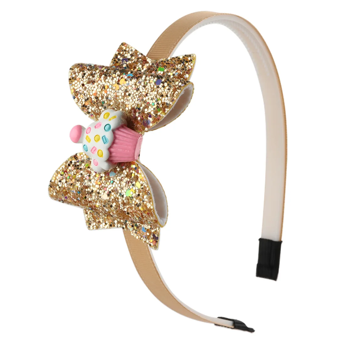Amazon speed sell tong gradient sequins bowknot party band rainbow bow hair hoop hair accessories - Цвет: see chart