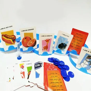 

Funny Home Party Outdoor Picnic Desktop Strategic Conquest Logical Thinking What Am I Kids Adults Board Game Headwear Card