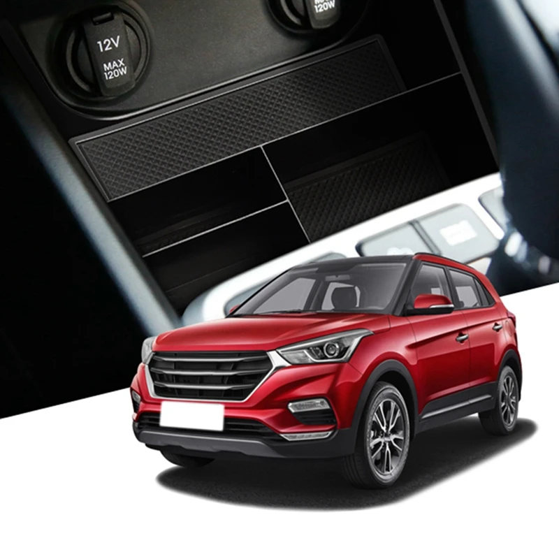 Car Center Console Box Accessories Central Multifunction Storage Pallet Container Box for Hyundai Creta IX25